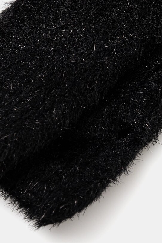 United Colors of Benetton manusi crosetate fara degete 6FYPDG00B negru AW24