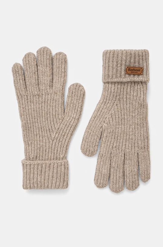 Barbour rękawiczki pozostałe beżowy LGL0143