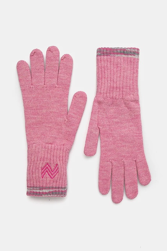 Missoni manusi de lana lana roz GU00WOD9829