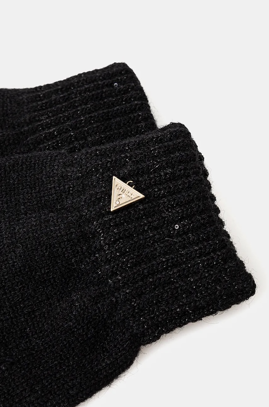Γάντια από μείγμα μαλλιού Guess AW5238.WOL02 μαύρο AW24