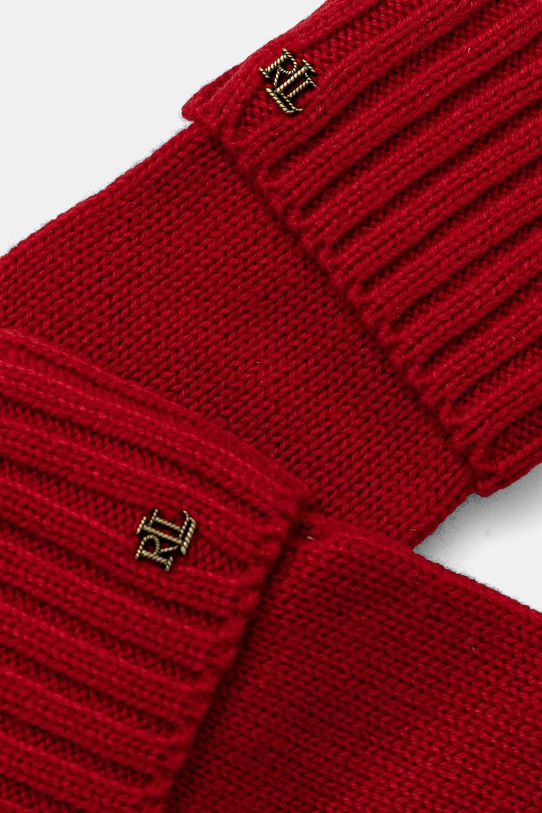 Lauren Ralph Lauren guanti con aggiunta di lana 454960058 rosso AW24