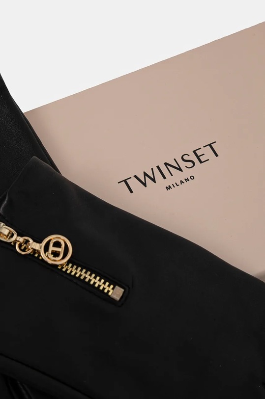 Doplnky Kožené rukavice Twinset 242TO5561 čierna