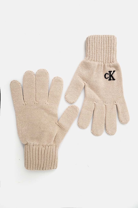 Calvin Klein Jeans rękawiczki pozostałe beżowy K60K612661