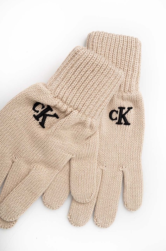 Calvin Klein Jeans rękawiczki K60K612661 beżowy AW24