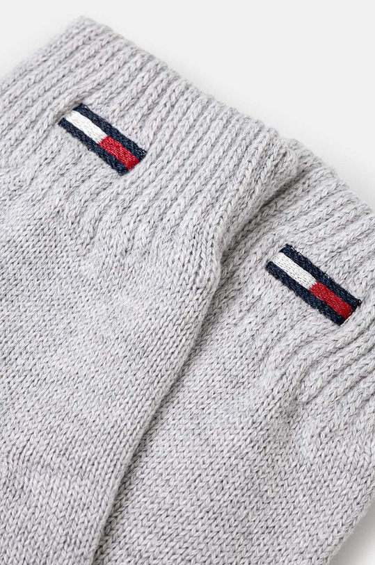 Pamučne rukavice Tommy Jeans AW0AW16778 siva AW24