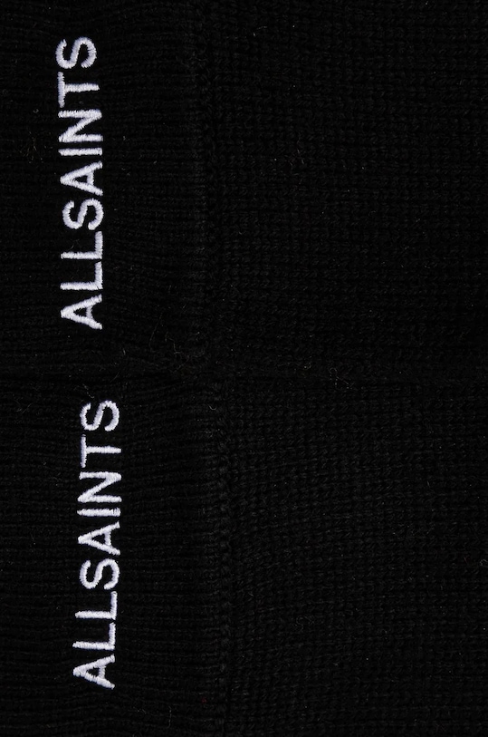 AllSaints rękawiczki z domieszką wełny 29AS101710 czarny AW24