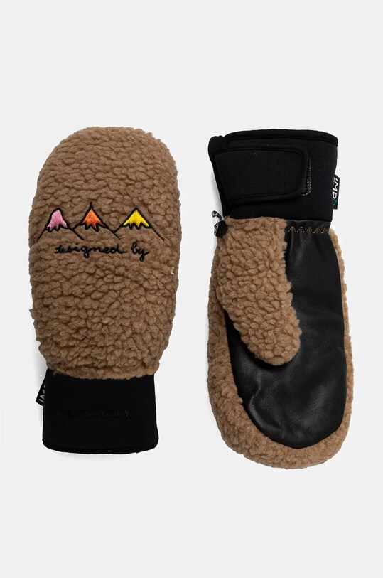 Rossignol rękawice narciarskie Pilot IMPR x JCC sporty zimowe brązowy RLNWG14