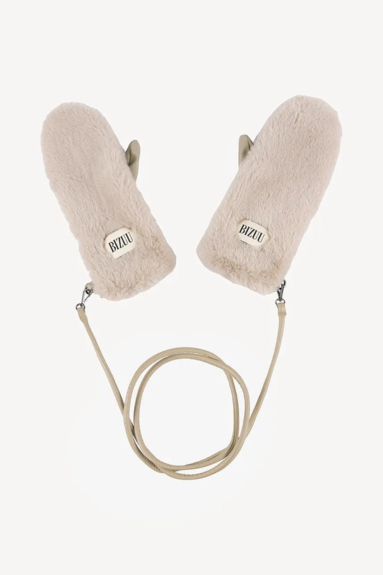 Rukavice Bizuu ROKKA bež ROKKA.BEZOWY.AW24