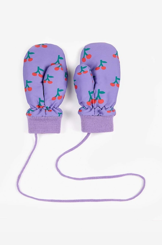 Dječje rukavice Bobo Choses Cherry 224AH027 ljubičasta AW24