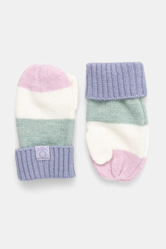 United Colors of Benetton manusi cu un amestec de lana pentru copii cu un amestec de lana roz 1D9SHG00A.G.P.Seasonal