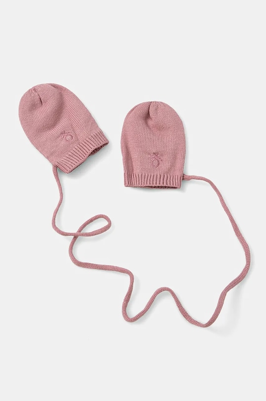 United Colors of Benetton mănuși pentru bebeluși Planet friendly roz 60LQAG007.G.W.Seasonal