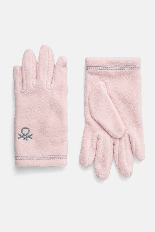 Dječje rukavice United Colors of Benetton bez uzorka roza 6U87CG003.G.G.Sea.9BYH