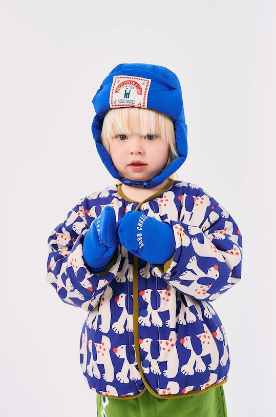 Dětské rukavice Bobo Choses 224AI045 modrá