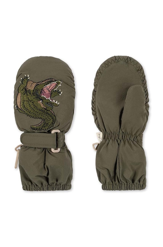 Παιδικά γάντια Konges Sløjd JUNO MITTENS άλλο πράσινο KS101248