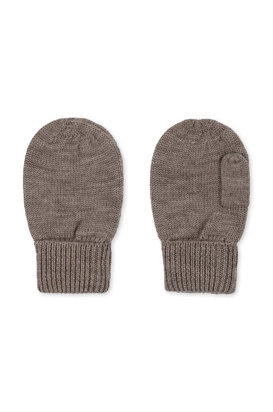 Konges Sløjd manusi copii LOULI MITTENS lana maro KS101260