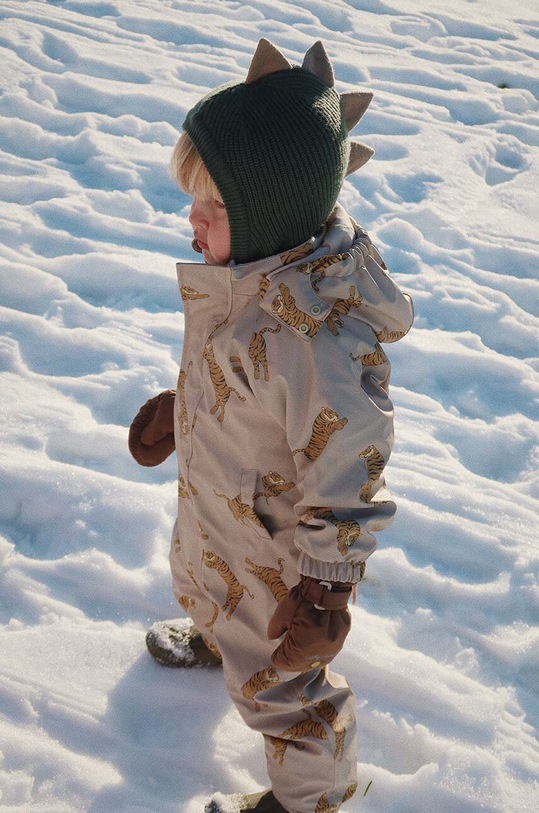 Dětské rukavice Konges Sløjd NOHR SNOW MITTENS KS101275 hnědá