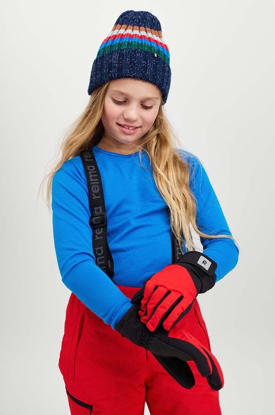 Dětské lyžařské rukavice Reima Hanskas zimní sporty červená 5300255A.9BYH