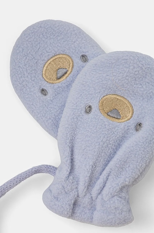 Dětské rukavice United Colors of Benetton 6U87AG006.W.Seasonal modrá AW24