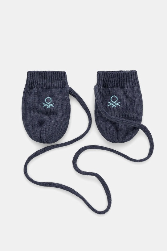 Detské rukavice United Colors of Benetton Planet friendly tmavomodrá 60LQAG007.W.Seasonal