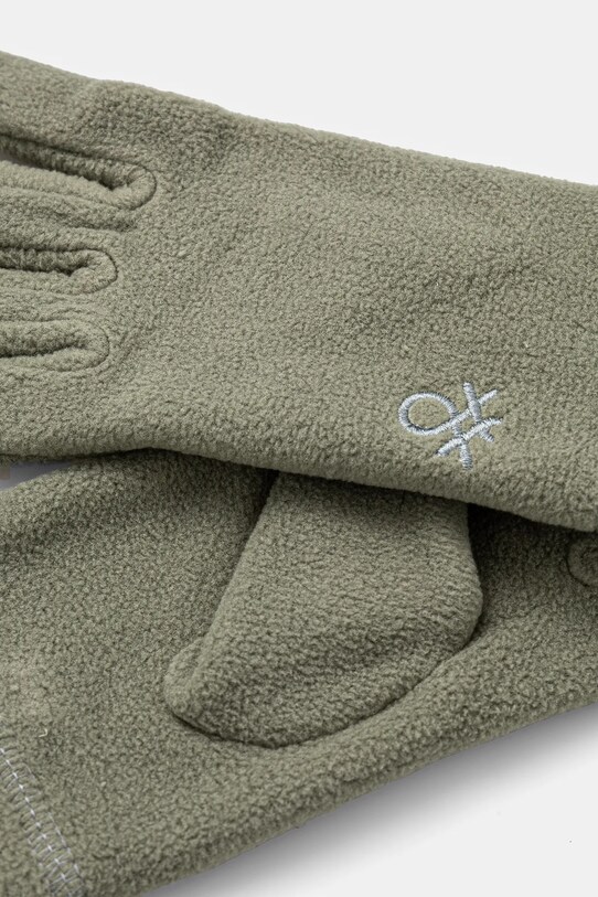 Дитячі рукавички United Colors of Benetton 6U87CG003.G.Seaso.9BYH зелений AW24