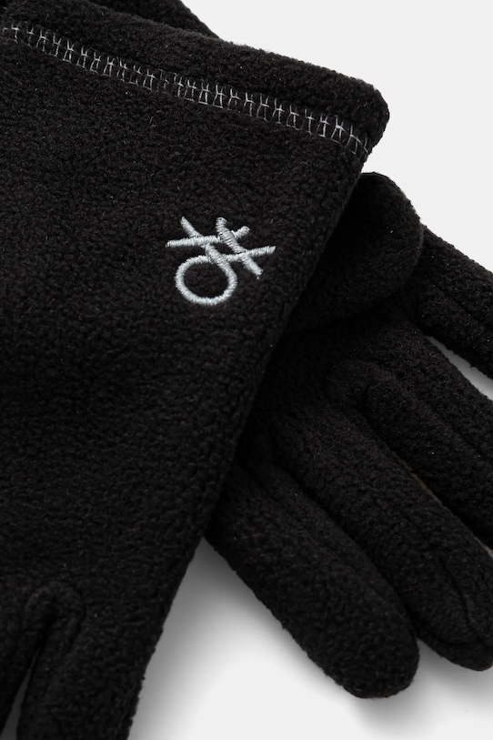 Detské rukavice United Colors of Benetton 6U87CG003.G.Seaso.9BYH čierna AW24
