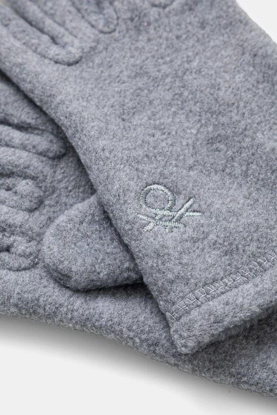 Дитячі рукавички United Colors of Benetton 6U87CG003.G.Reproposed сірий AW24