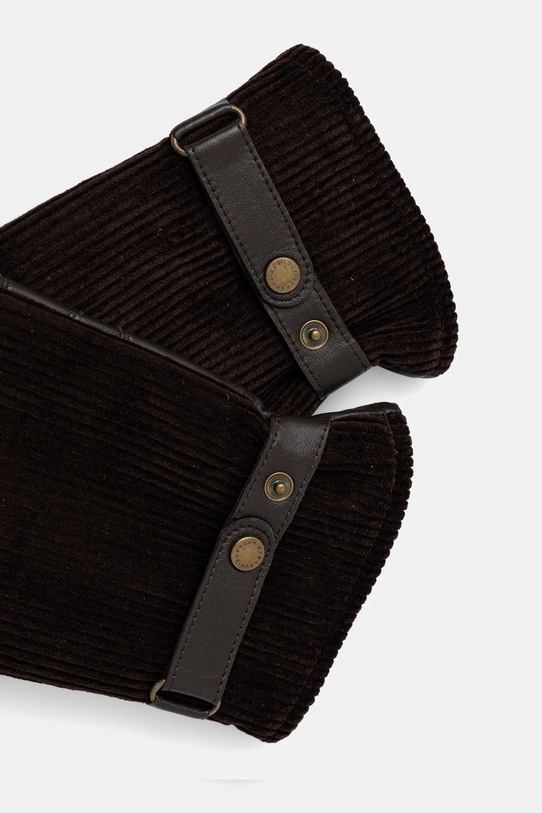 Barbour rękawiczki skórzane MGL0137 brązowy AW25