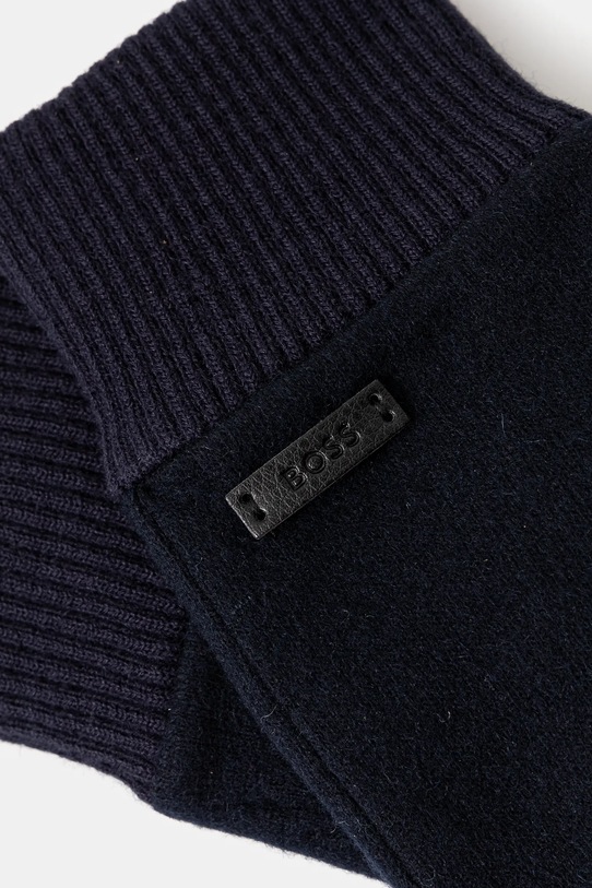 Vlněné rukavice BOSS 50526820 námořnická modř AW24