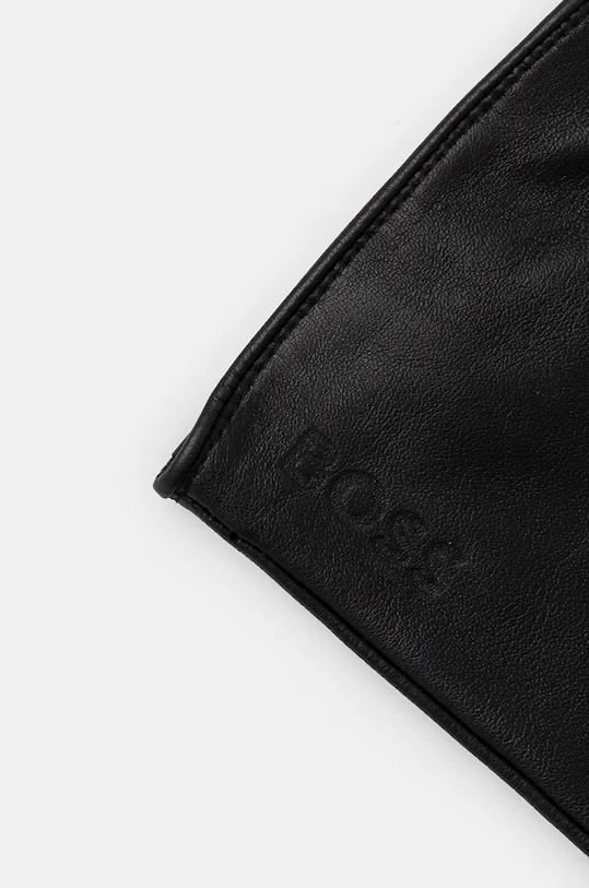 BOSS Orange rękawiczki skórzane 50526831 czarny AW25