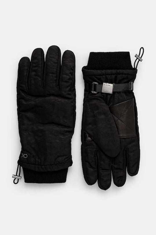 Рукавички Calvin Klein з додаванням вовни чорний K50K512388