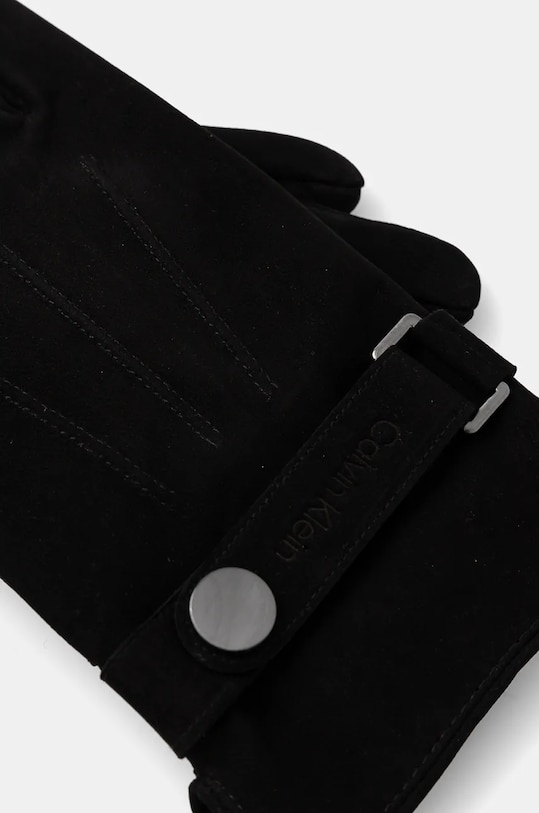 Замшевые перчатки Calvin Klein K50K512542 чёрный AW24