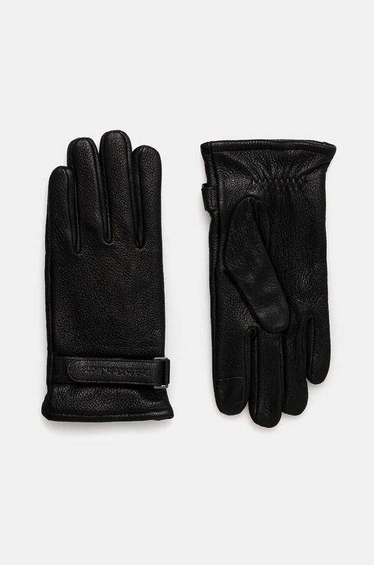 Calvin Klein Jeans manusi de piele piele negru K50K512466