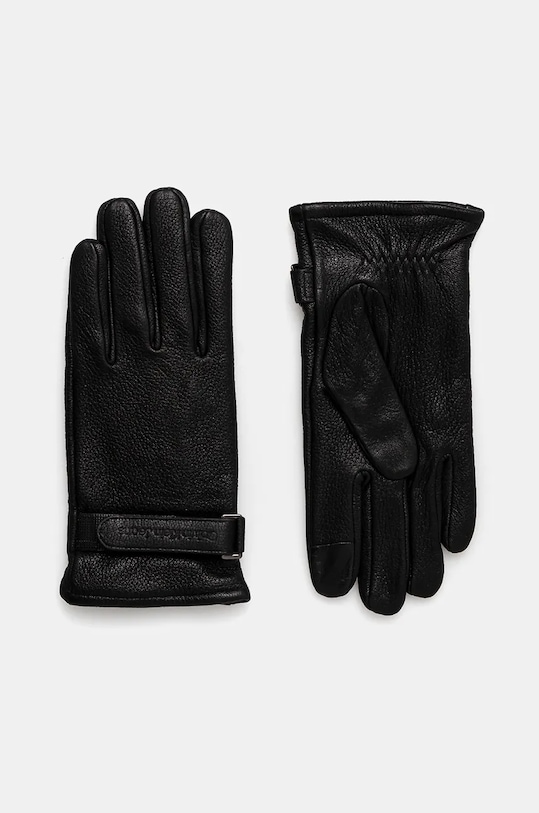 Calvin Klein Jeans manusi de piele piele negru K50K512466