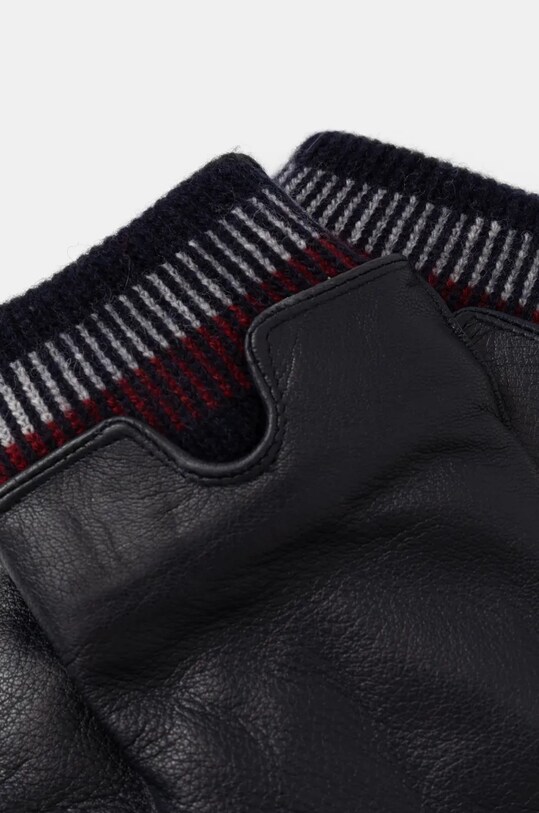 Шкіряні рукавички Tommy Hilfiger AM0AM12830 темно-синій AW24
