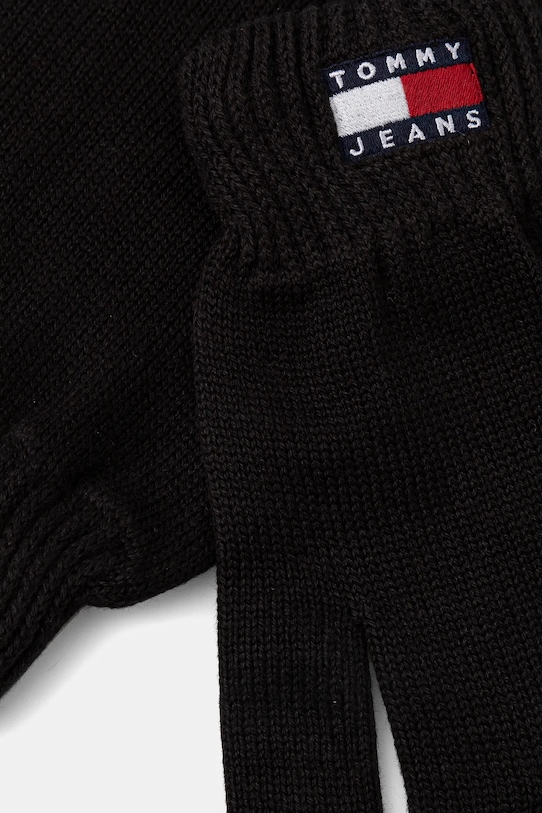 Хлопковые перчатки Tommy Jeans AM0AM13333 чёрный AW24