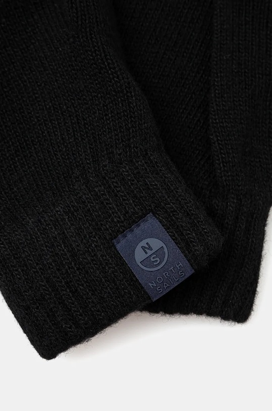 Rukavice z vlněné směsi North Sails 623291 černá AW24