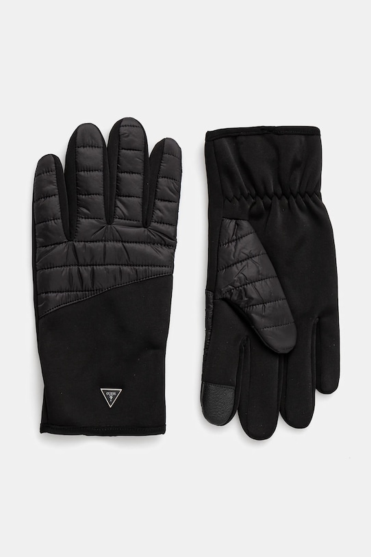 Перчатки Guess гладкий чёрный AM9450.NYL02