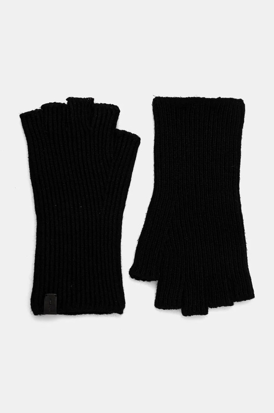 AllSaints mănuși din lână Planet friendly negru 29AS200825
