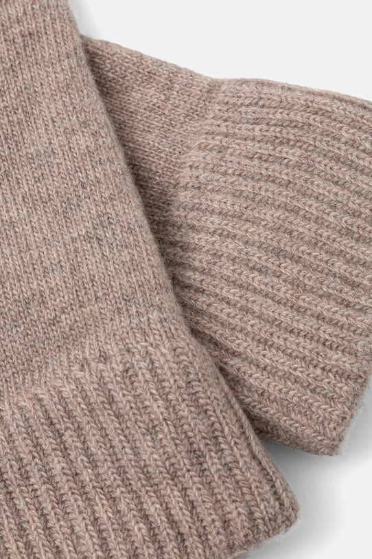 United Colors of Benetton rękawiczki wełniane 1202U0725 beżowy AW25