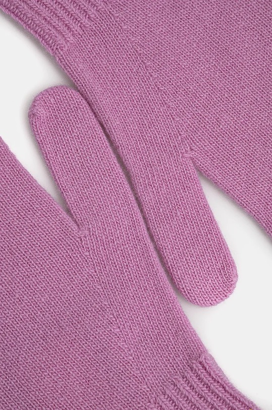 Vlněné rukavice United Colors of Benetton 1202DG00E růžová NC25
