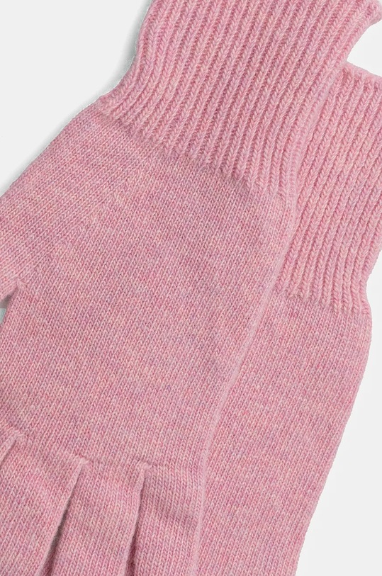 Vlněné rukavice United Colors of Benetton 1202DG00E růžová NC25