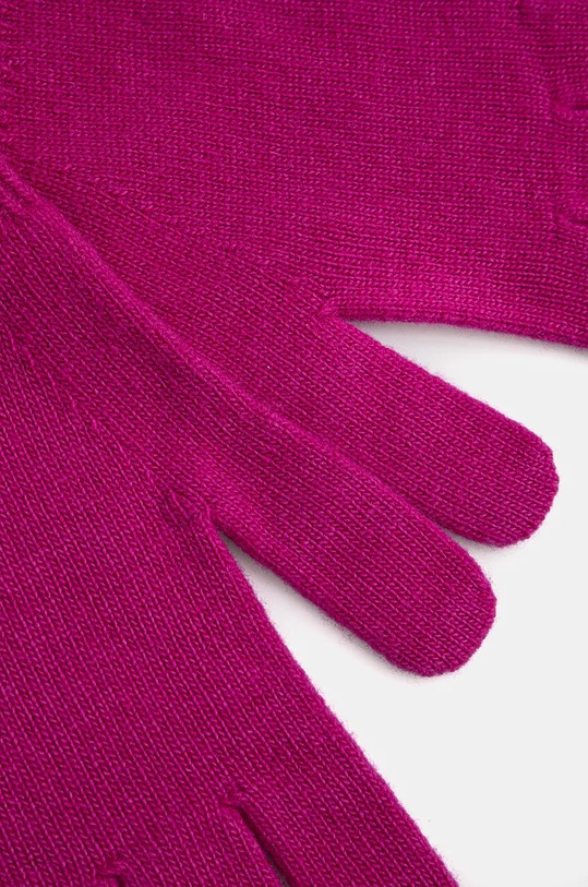 Vlněné rukavice United Colors of Benetton 1202DG00E růžová NC25