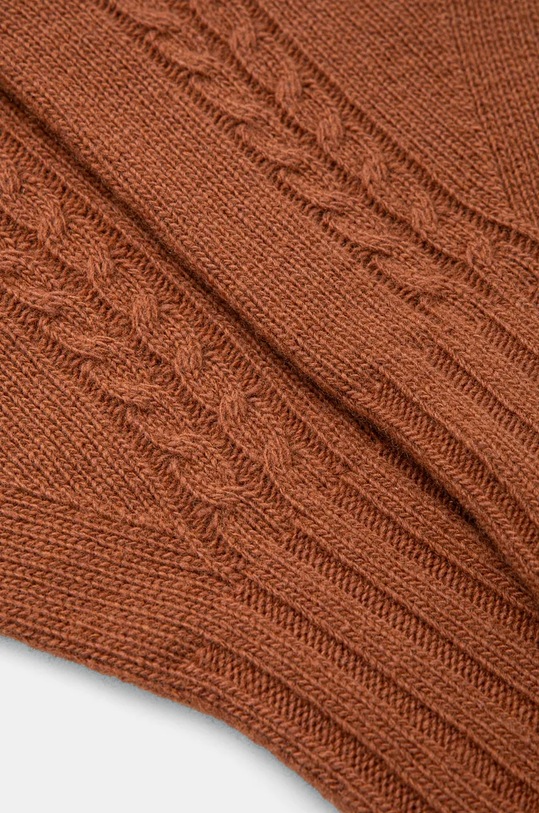 United Colors of Benetton rękawiczki z dodatkiem wełny 1244DG00F brązowy AW25