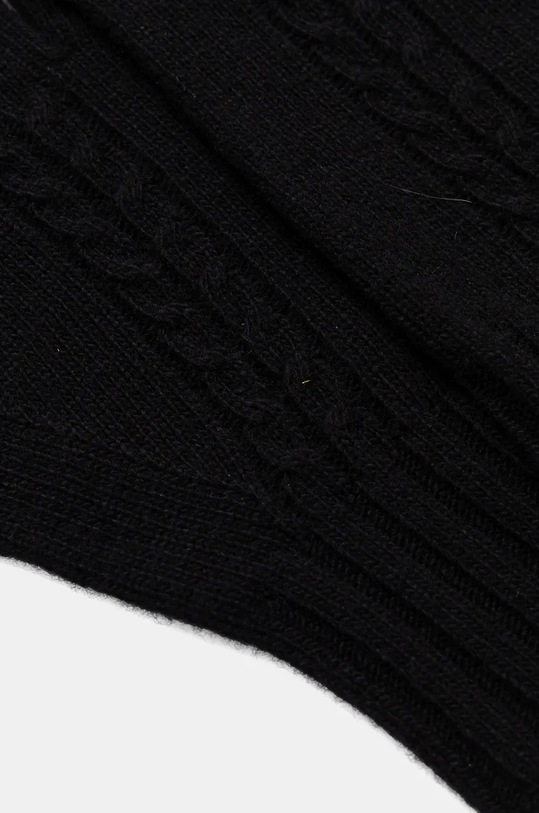 Vlněné rukavice United Colors of Benetton 1244DG00F černá AW24