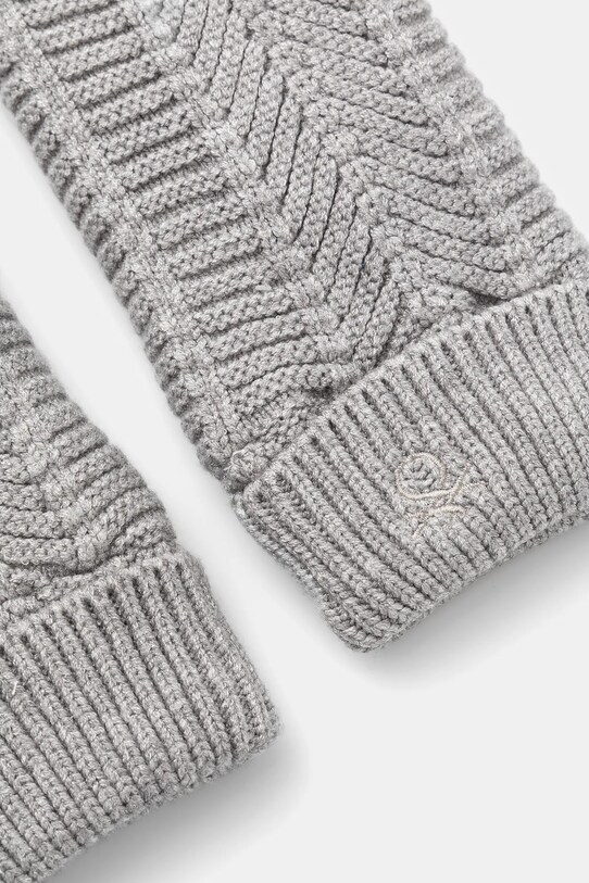 Рукавички United Colors of Benetton 61LSDG00A сірий AW24