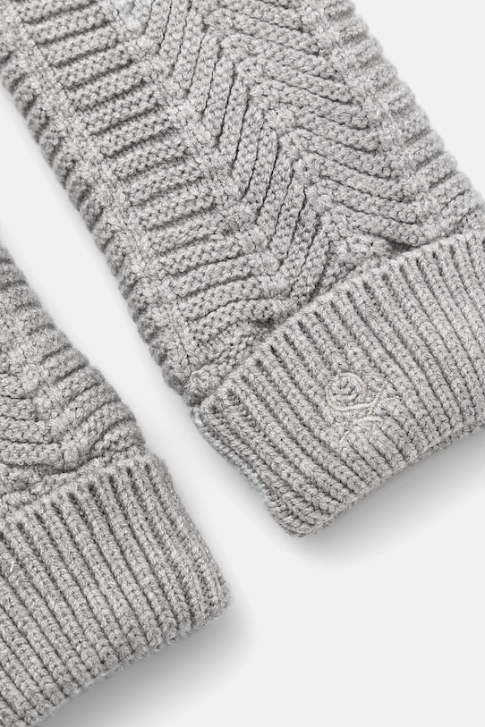 United Colors of Benetton mănuși 61LSDG00A gri AW24