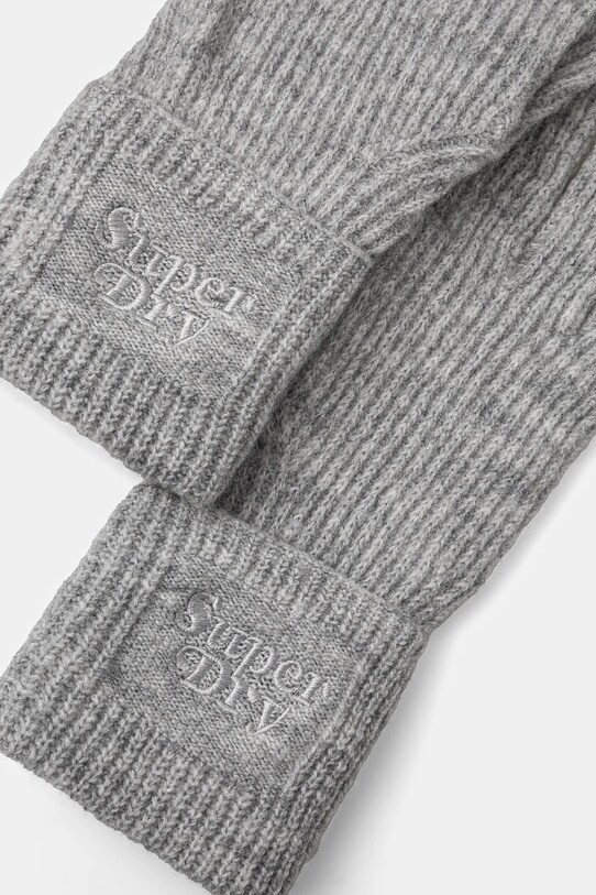 Перчатки с примесью шерсти Superdry Y9310077A.2XF серый AW24
