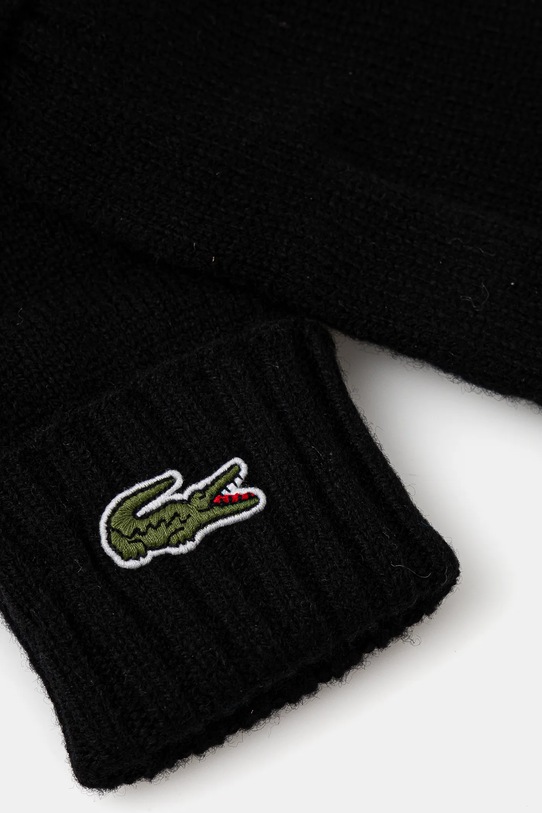 Vlněné rukavice Lacoste RV0452 černá AW25