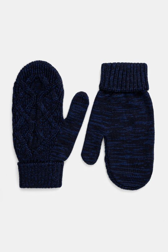 Перчатки Icebreaker Merino Cable Knit меланж тёмно-синий IB0A573H0781