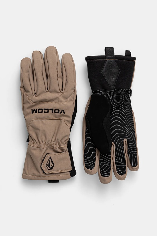 Volcom rękawice V.Co Nyle sporty zimowe brązowy J6852508